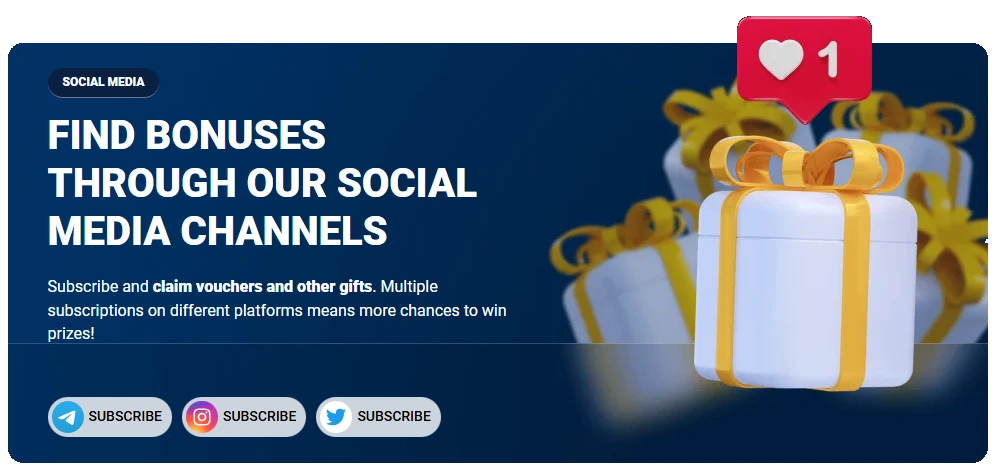 mostbet social media bonus