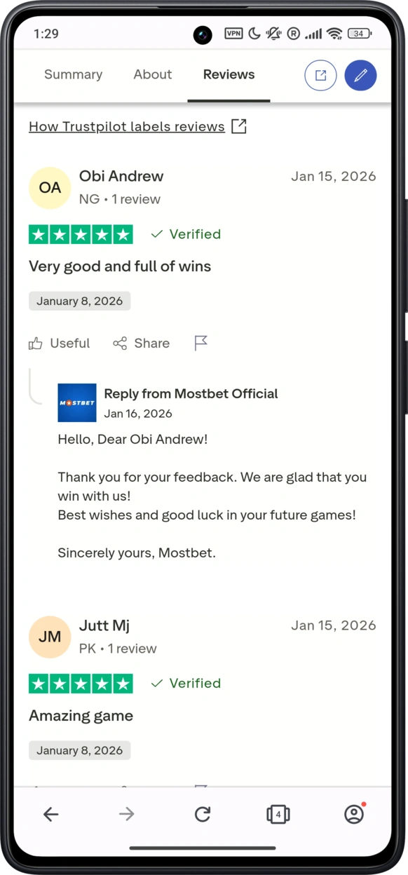 real review about mostbet