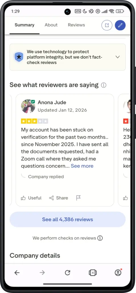 trustpilot real reviews about Mostbet EU