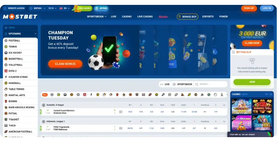 Mostbet App Access
